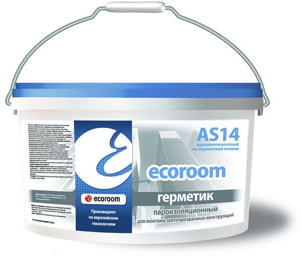 герметик для откосов  ВНУТР. ECOROOM (AS 14) пароизоляционный (7 кг)